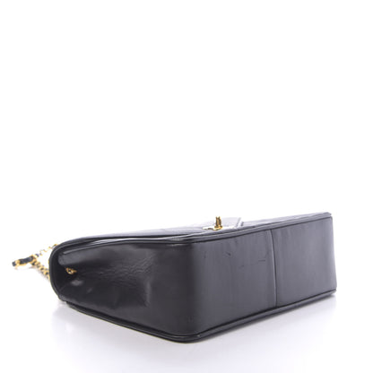 Chanel Lambskin Chevron Quilted Small Single Flap Black 4 of 16