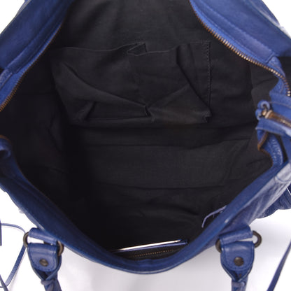 Balenciaga Agneau Classic Hardware City Bleut Bleu Glacier 5 of 12