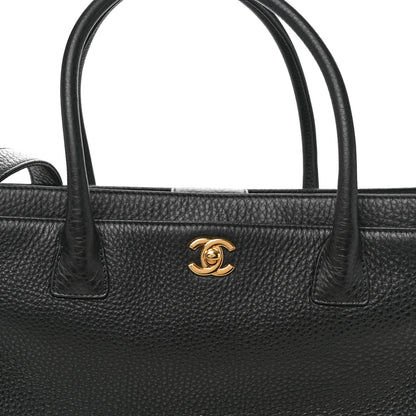 Chanel Deerskin Cerf Executive Shopper Tote Black 9 of 11