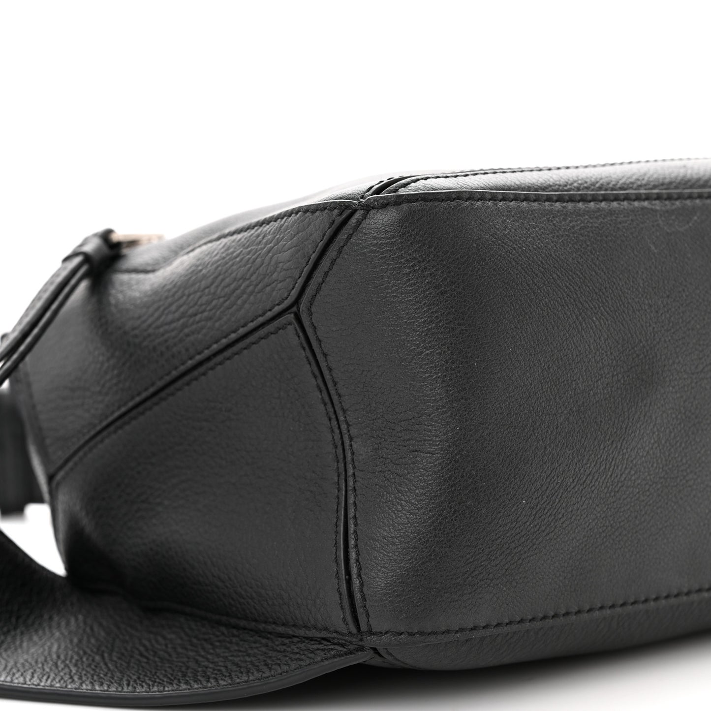 Calfskin Small Puzzle Bumbag Black