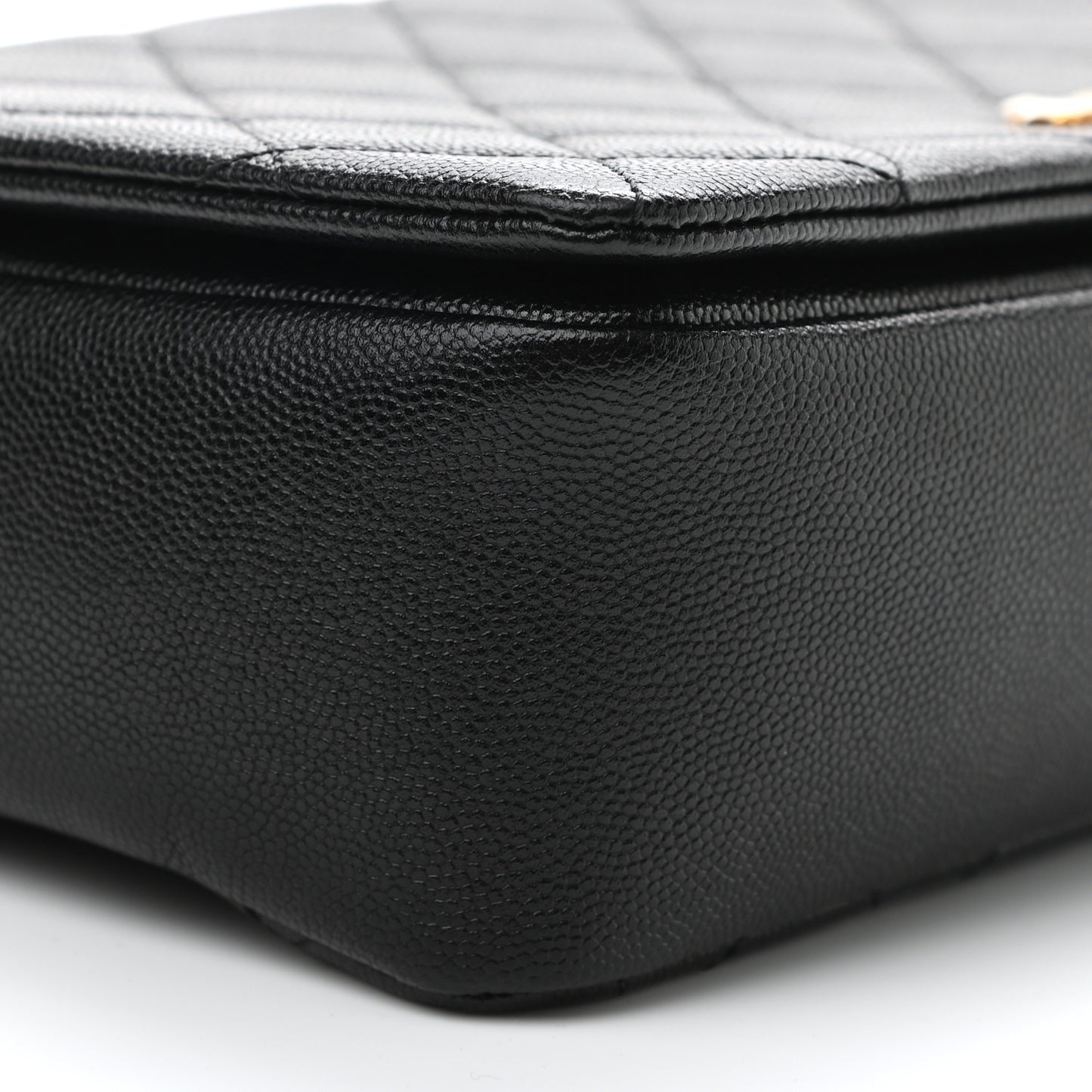 Caviar Quilted Medium Fashion Therapy Flap Bag Black