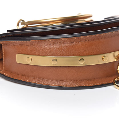 Chloe Calfskin Small Nile Bracelet Minaudiere Bag Caramel 8 of 13