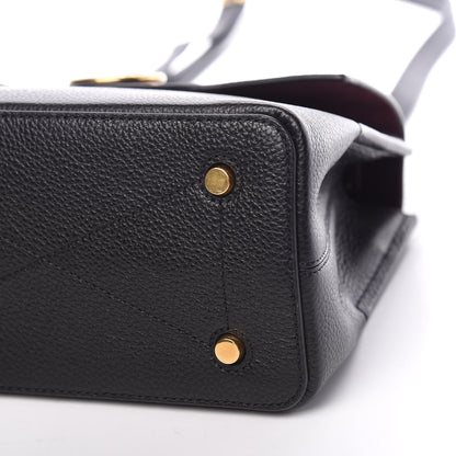 Mulberry Small Classic Grain Calfskin Mini Seaton Black 9 of 9