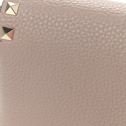 Valentino Garavani Pebbled Calfskin Mini Rockstud Crossbody Bag Poudre 11 of 13