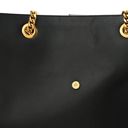 Saint Laurent Soft Calfskin Monogram Cassandre Shopper Black 16 of 23