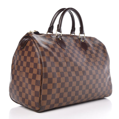 Louis Vuitton Damier Ebene Speedy 35 3 of 11