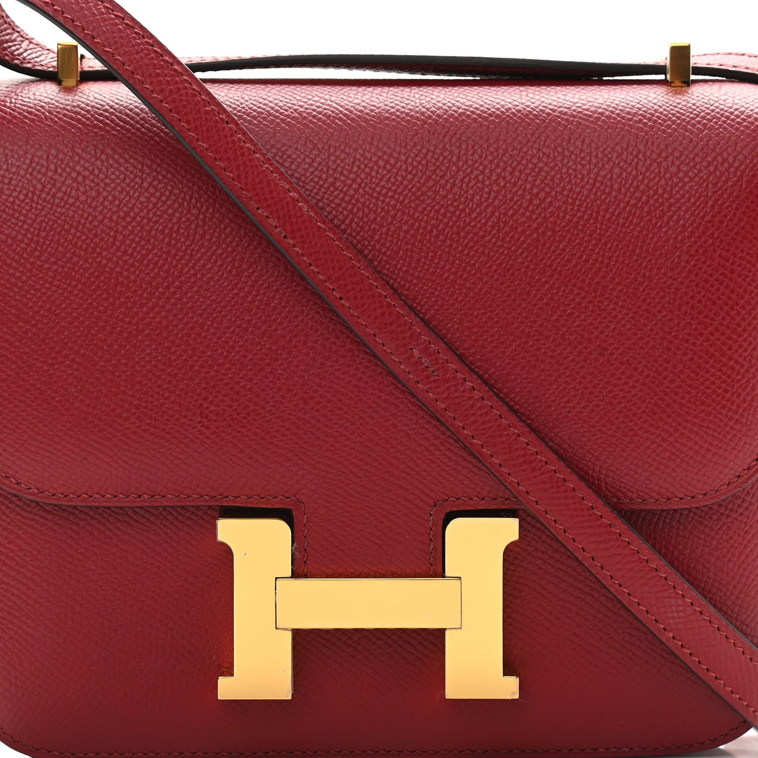 Hermes Epsom Constance 18 Rouge Grenat 7 of 9