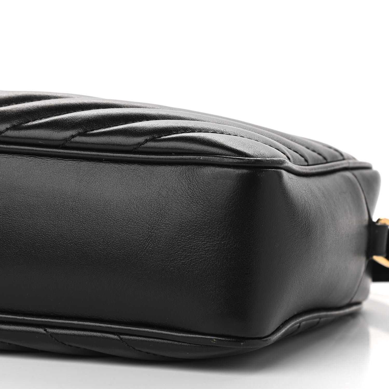 Saint Laurent Calfskin Matelasse Monogram Lou Camera Bag Black 7 of 13