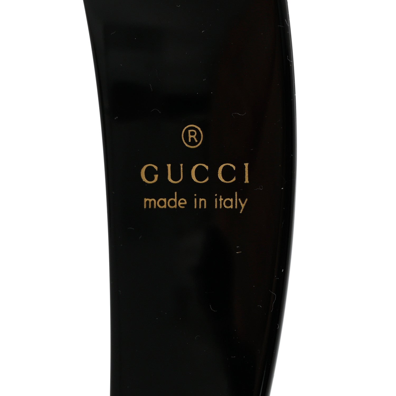 Gucci Resin Crystal Interlocking G Headband Black 4 of 5