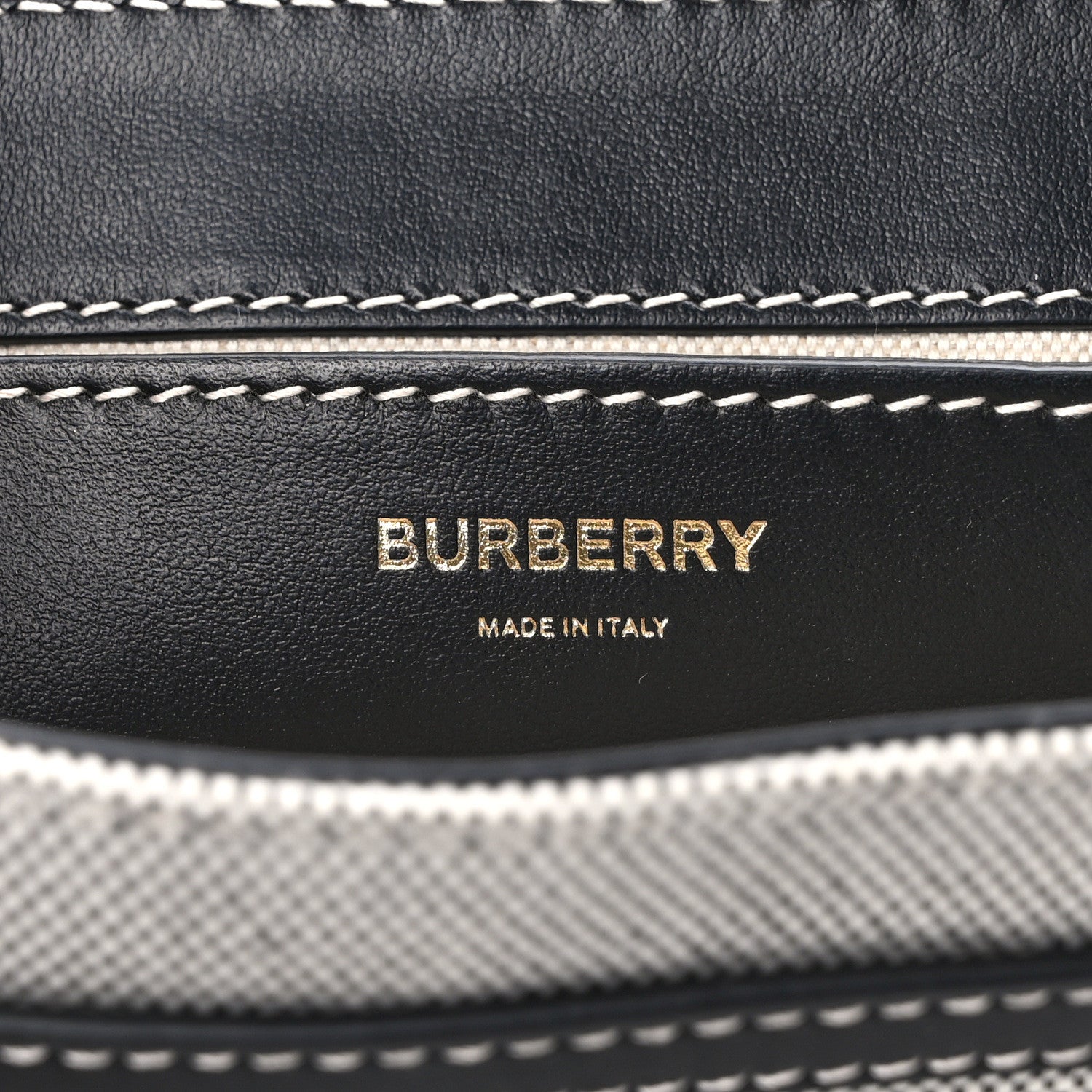 Burberry Canvas Horseferry Print Note Crossbody Bag Grey Black 6 of 14