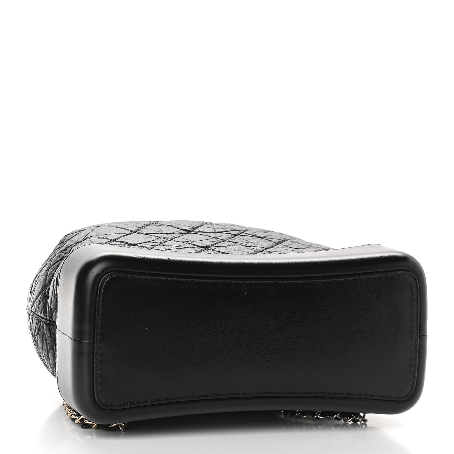 Chanel Aged Calfskin Quilted Gabrielle Backpack Black 4 of 9