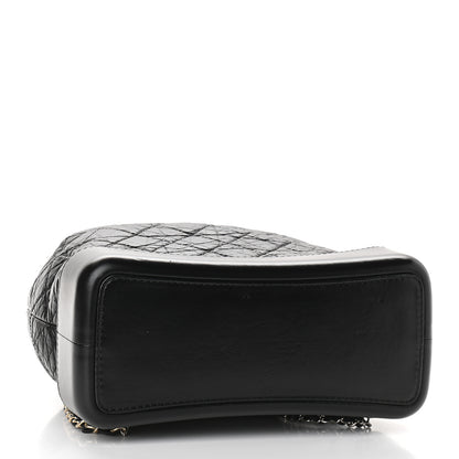 Chanel Aged Calfskin Quilted Gabrielle Backpack Black 4 of 9
