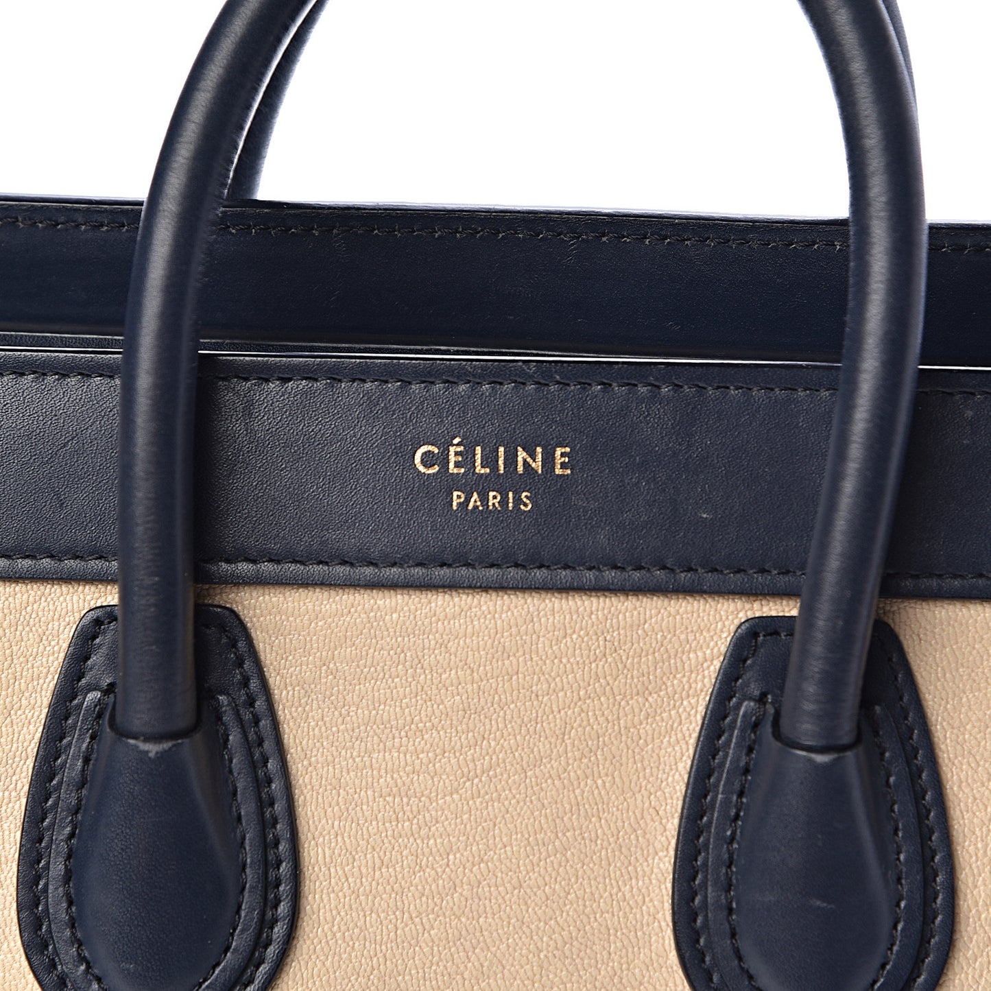 Goatskin Smooth Calfskin Nano Tri-Color Luggage Firefly