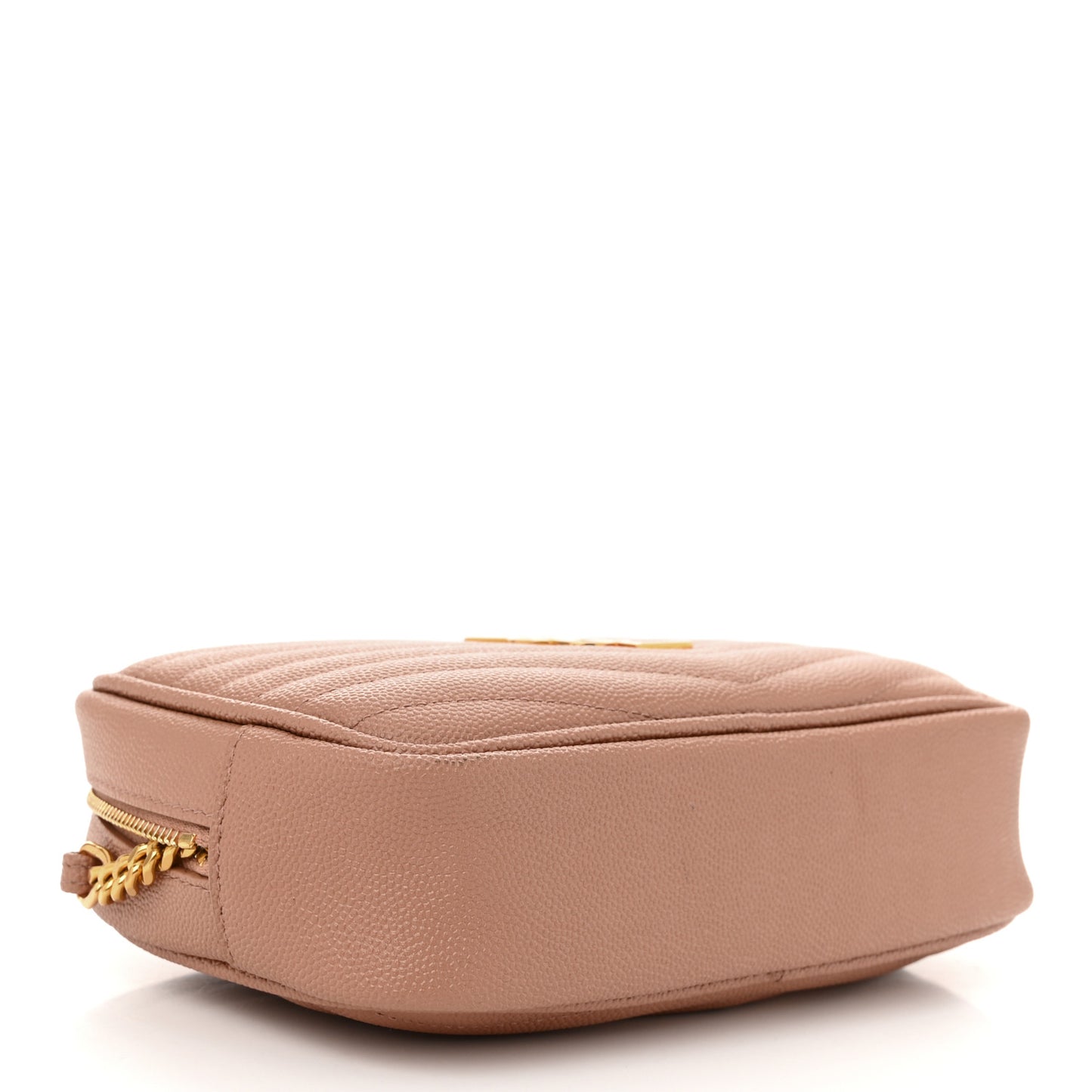 Grain De Poudre Matelasse Monogram Mini Lou Camera Bag Vintage Peach