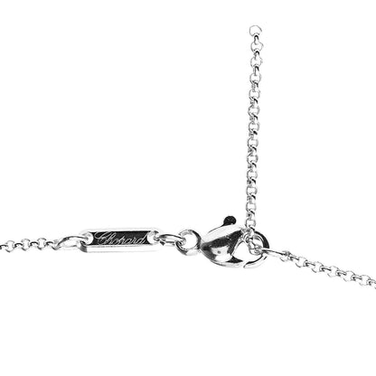 Chopard 18K White Gold Diamond I Love You Pendant Necklace 6 of 6