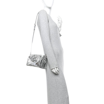 Louis Vuitton Monogram Miroir Speedy Bandouliere 20 Silver 2 of 9