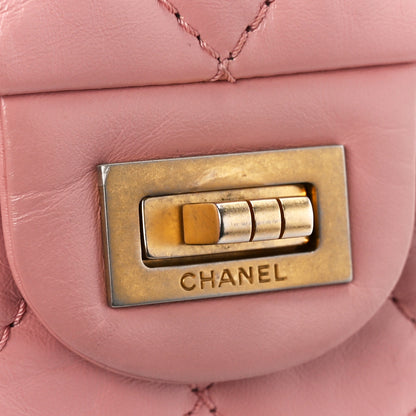 Chanel Aged Calfskin Quilted 2.55 Reissue 226 Flap Pink 8 of 13