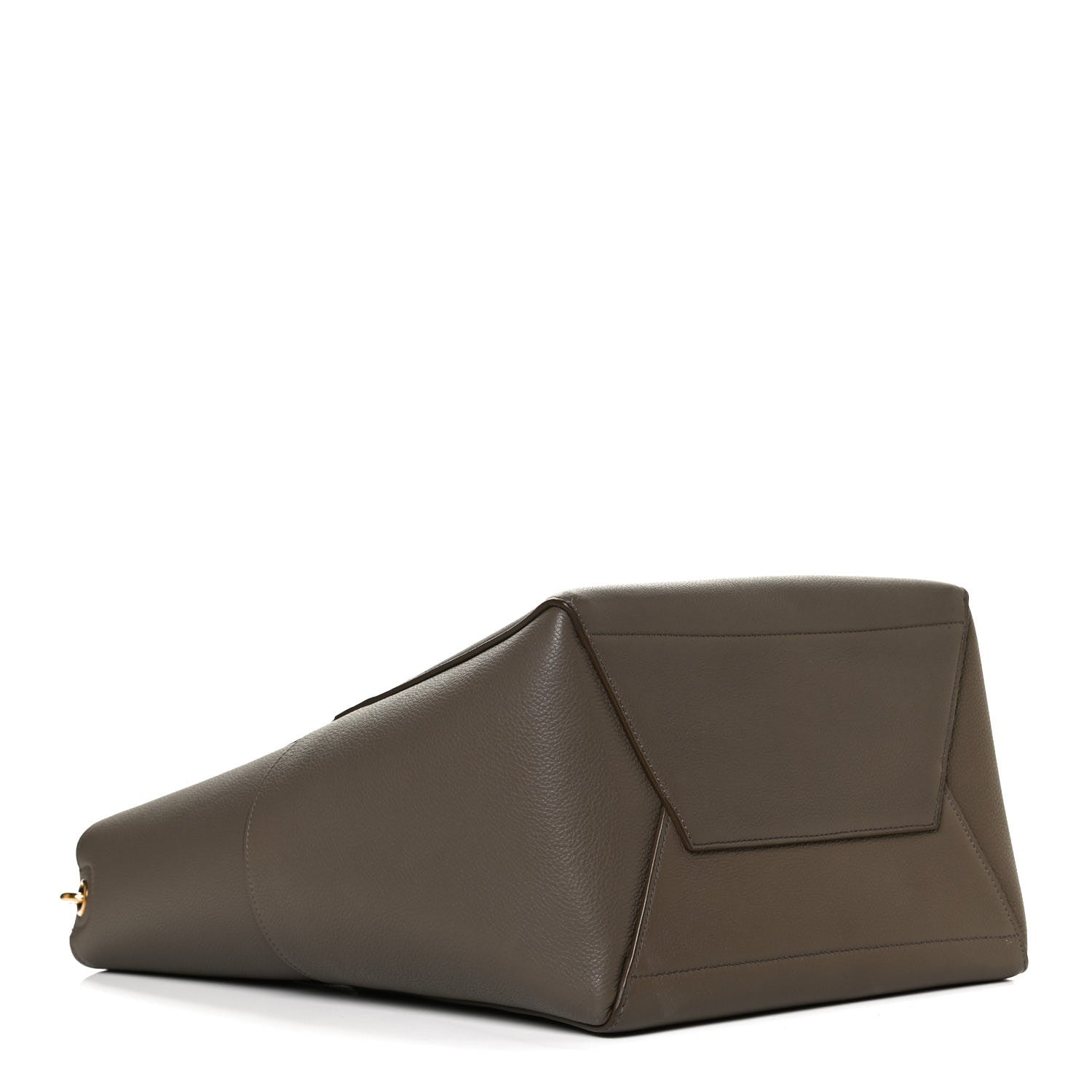 Celine Soft Grained Calfskin Sangle Bucket Bag Taupe 4 of 11