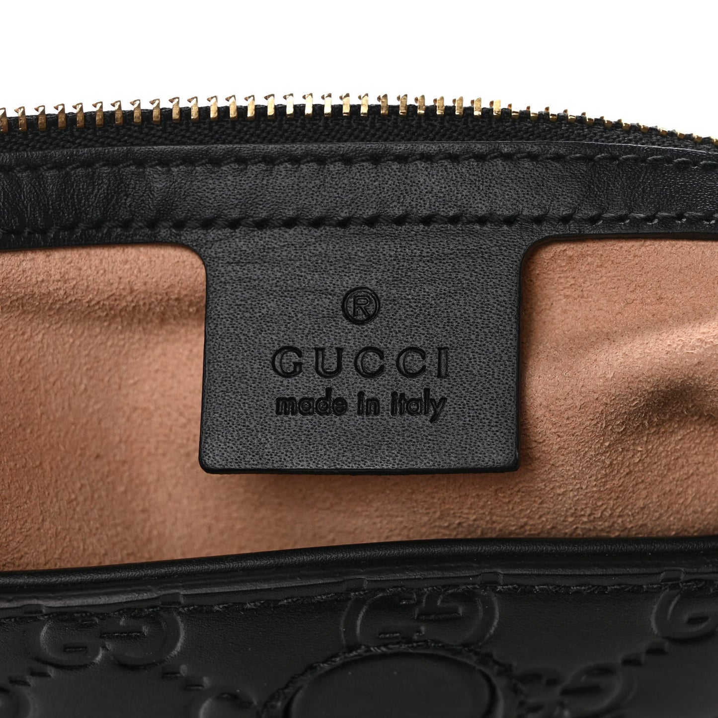 Guccissima Linea A Foldover Tote Black
