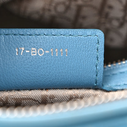 Christian Dior Lambskin Cannage Medium Lady Dior Blue 7 of 18