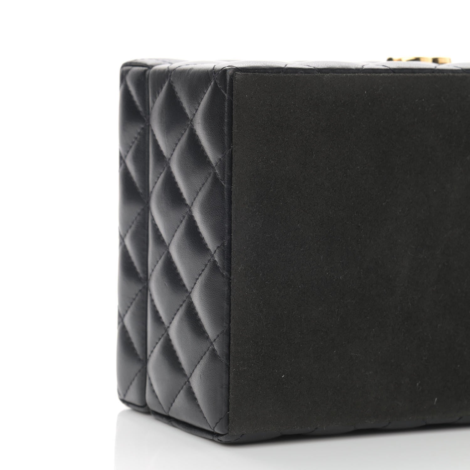 Chanel Lambskin Quilted Jewelry Case Black 9 of 15