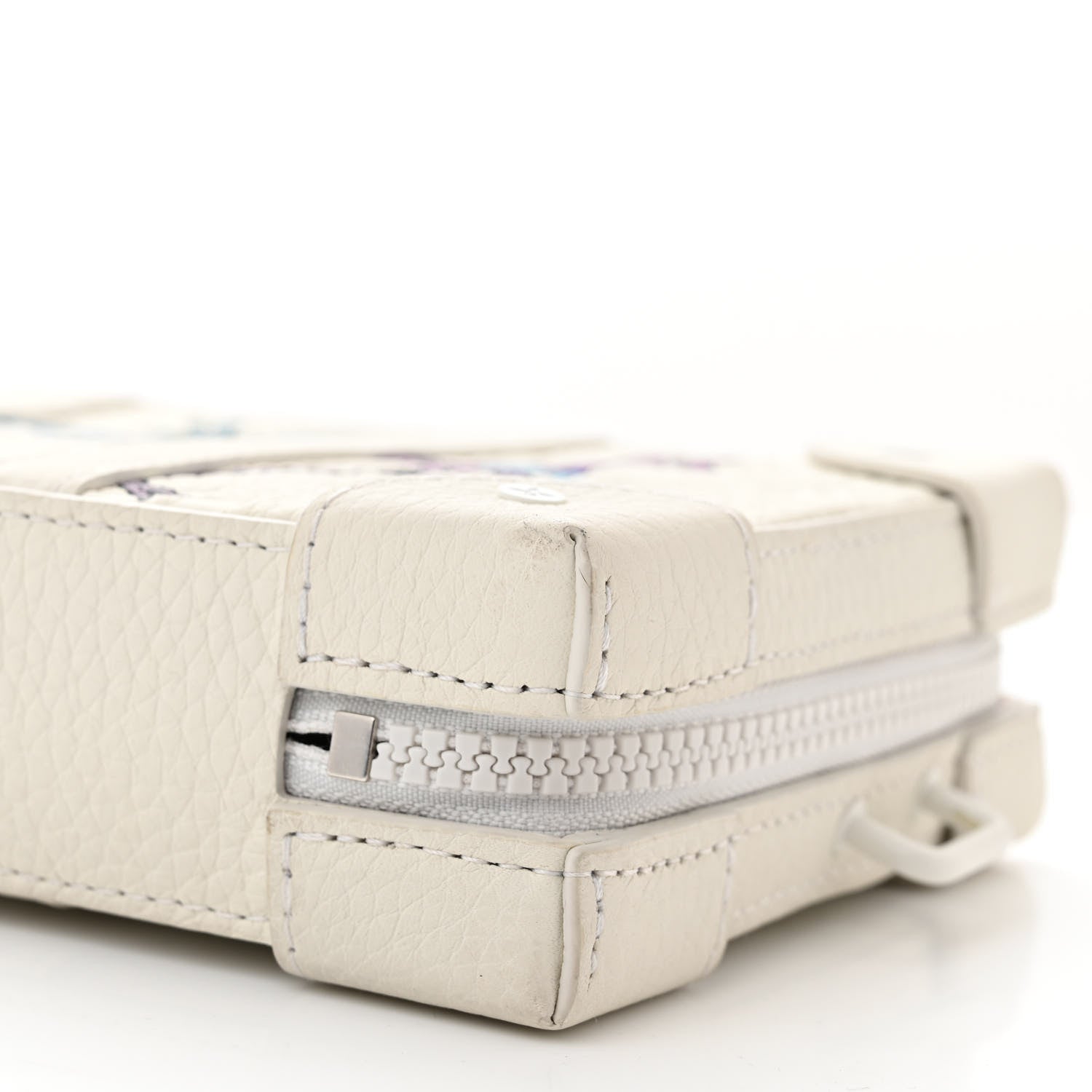 Louis Vuitton Taurillon Monogram LV Friends Soft Trunk Wallet White 9 of 10