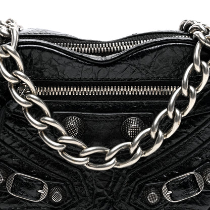 Balenciaga Agneau Arena Mini Le Cagole Heart Bag Black 7 of 8
