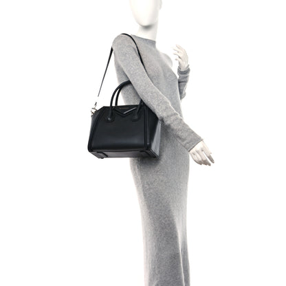 Givenchy Calfskin Small Embroidered Frame Antigona Black 2 of 12