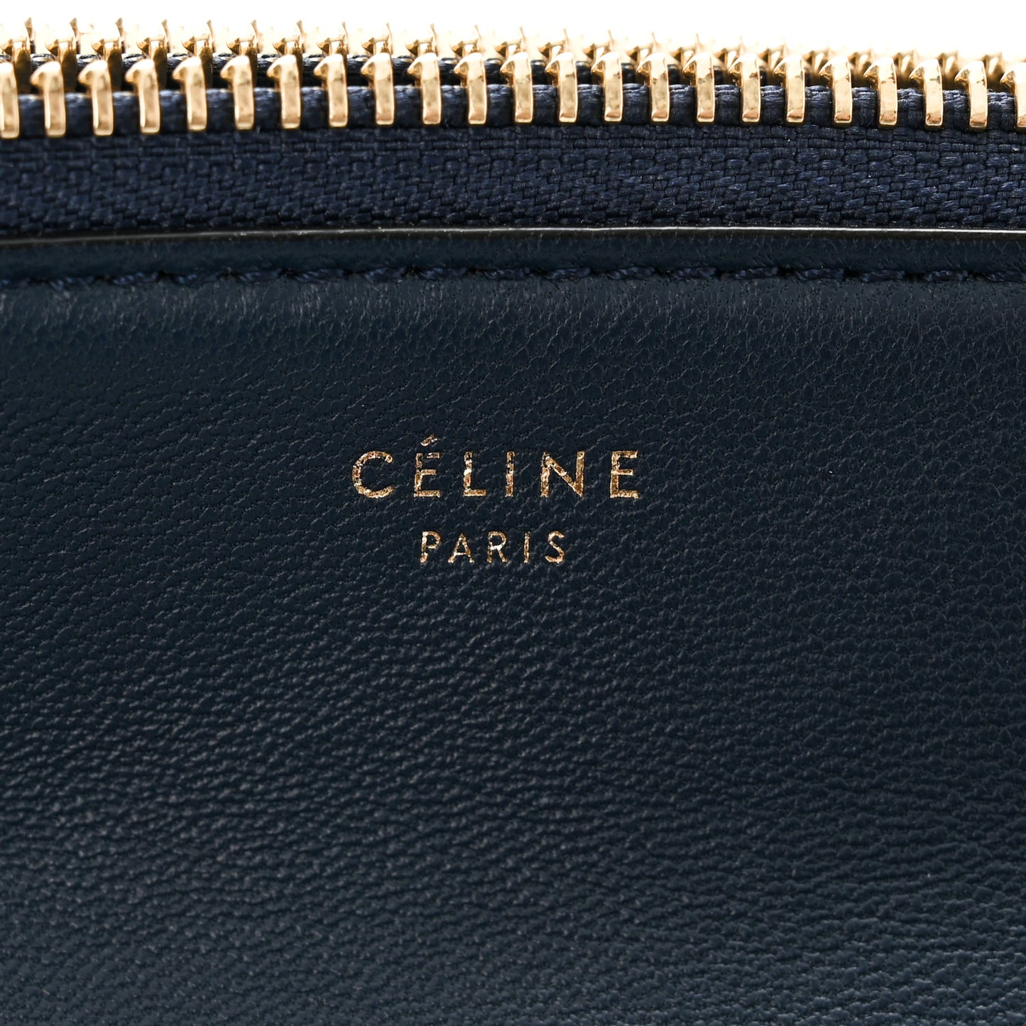 Lambskin Large Trio Crossbody Bag Navy Blue