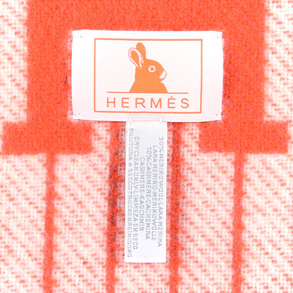 Hermes Wool Cashmere Avalon Passe-Passe Blanket Figue 3 of 3