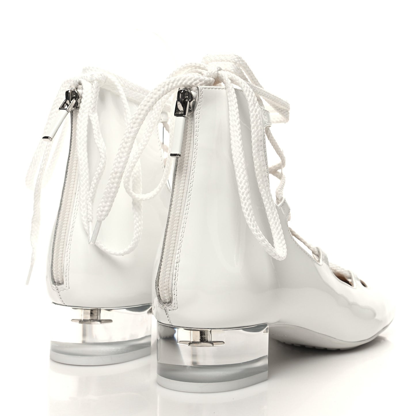Patent Diorarty 30mm Pumps 37 White