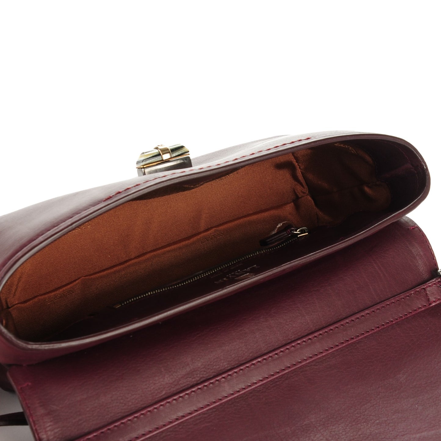 Calfksin Large Happy Cross Body Plum
