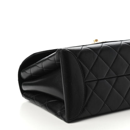 Chanel Lambskin Quilted Large Trendy Spirit Top Handle Bag Black 8 of 11