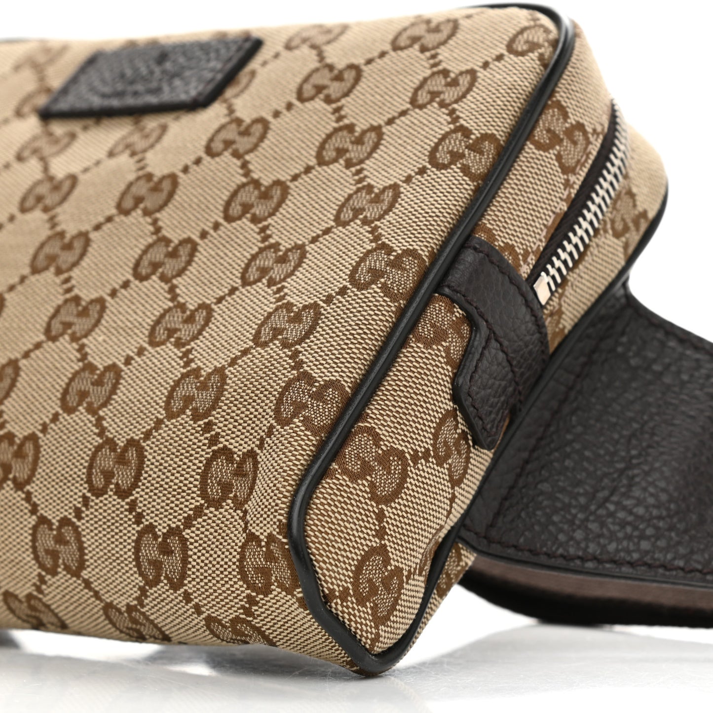 Monogram Belt Bag Dark Brown