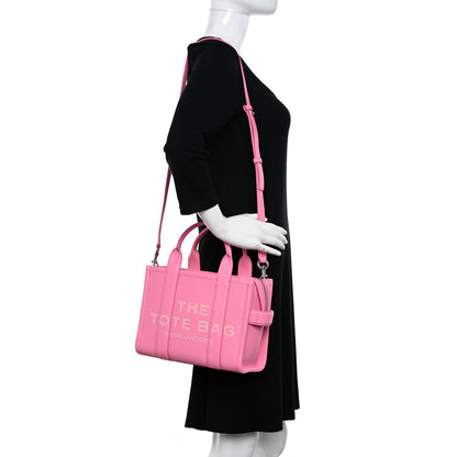 Marc Jacobs Grained Calfskin Small The Tote Bag Petal Pink 2 of 12