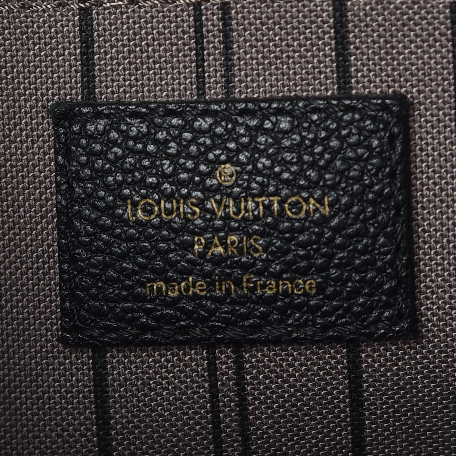 Louis Vuitton Empreinte Montaigne MM Black 9 of 14