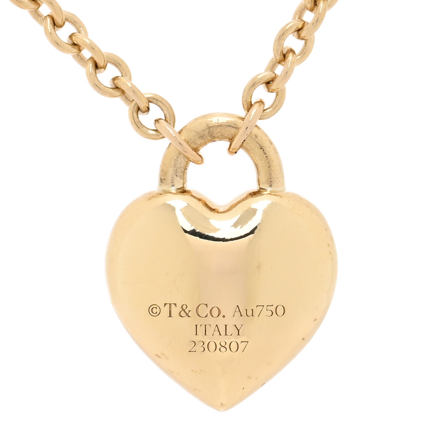 18K Yellow Gold Return To Tiffany Full Heart Bracelet