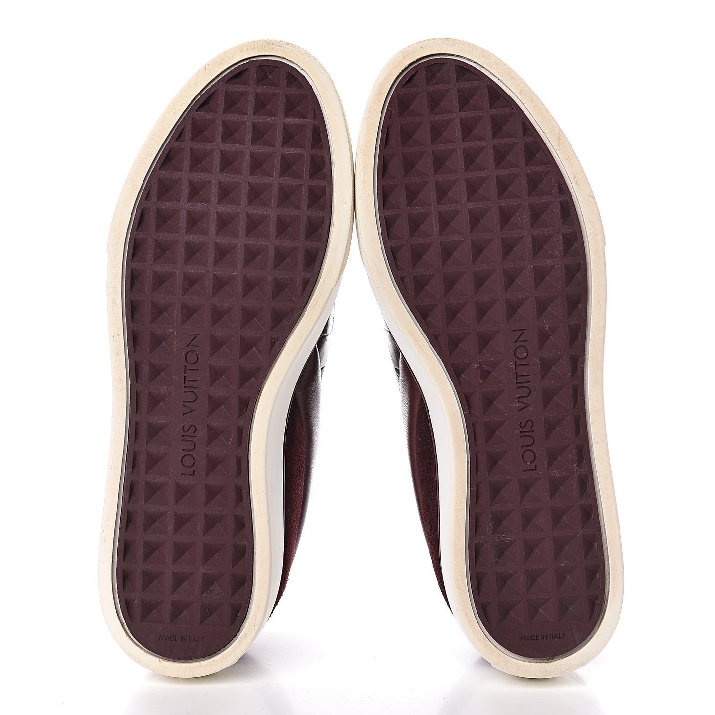 Alligator Patent Calfskin Catwalk Slip On Sneakers 36 Bordeaux