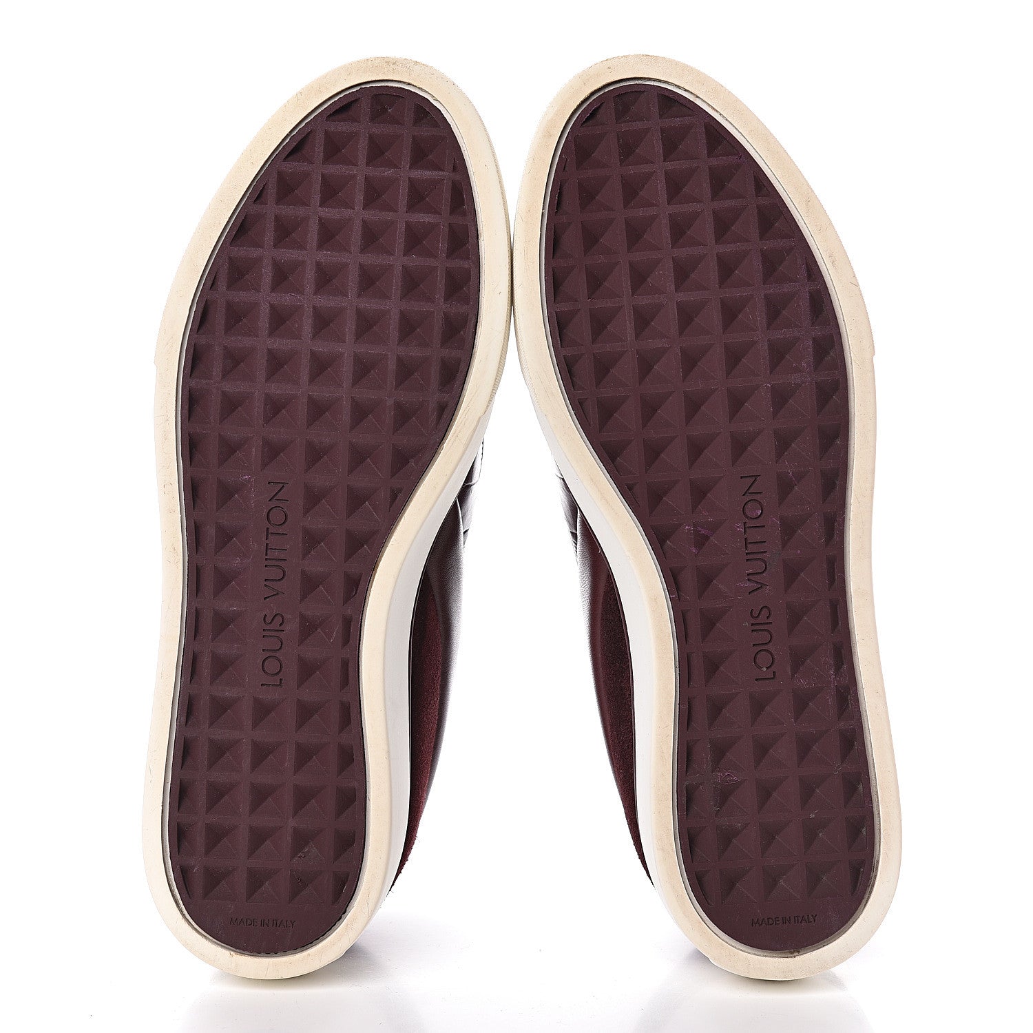 Louis Vuitton Alligator Patent Calfskin Catwalk Slip On Sneakers 36 Bordeaux 5 of 13