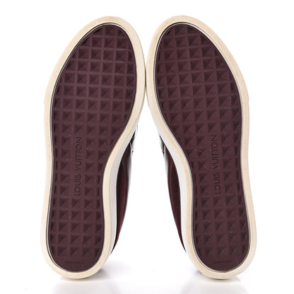 Louis Vuitton Alligator Patent Calfskin Catwalk Slip On Sneakers 36 Bordeaux 5 of 13