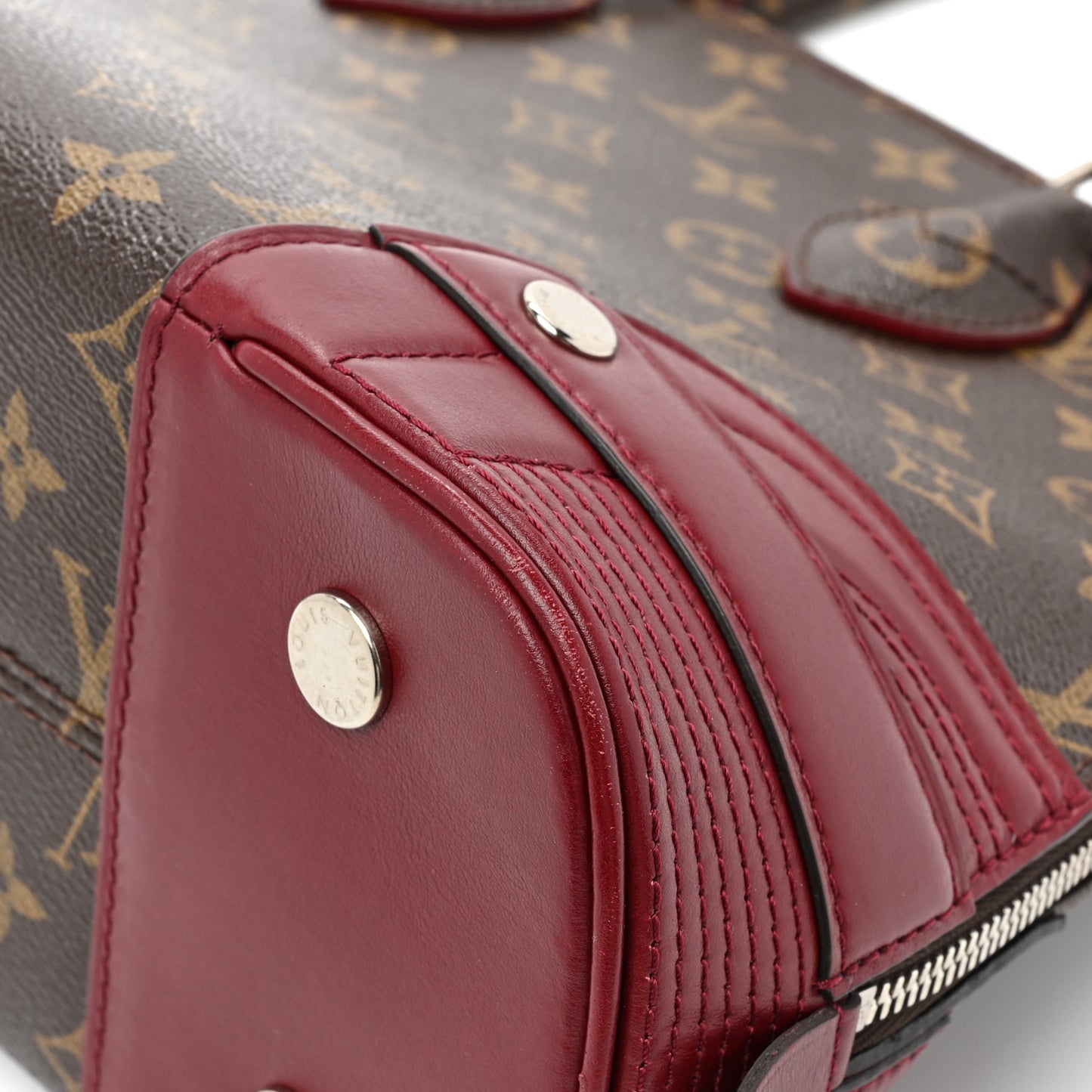 Monogram Shine Alma PM Bordeaux