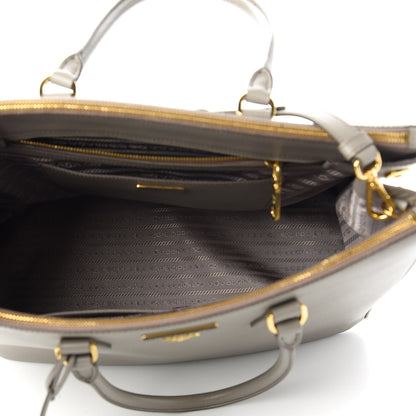 Prada Saffiano Large Galleria Double Zip Tote Argilla 5 of 10