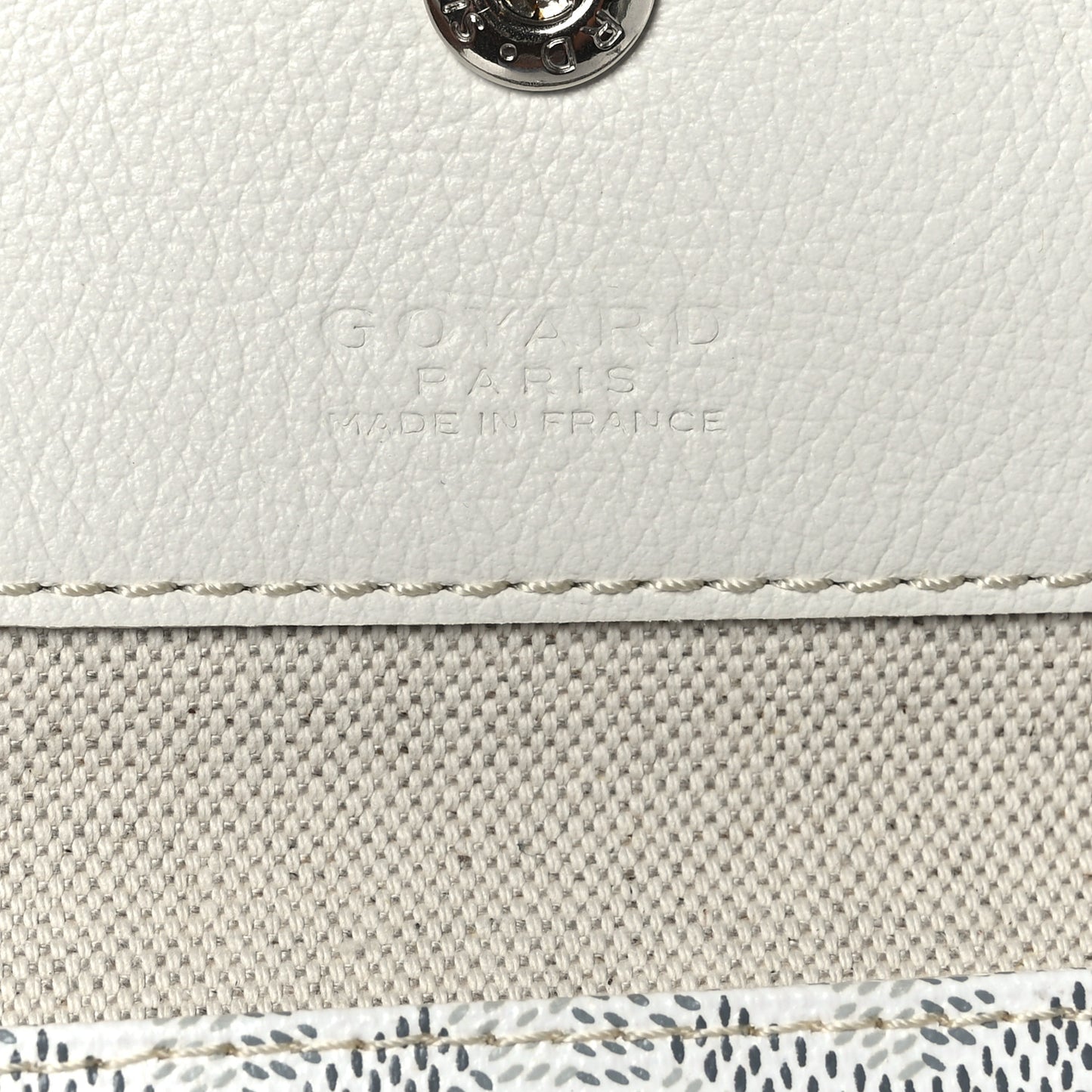 Goyardine Saint Louis GM White