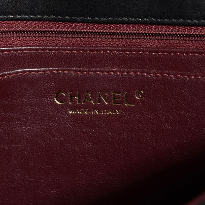 Chanel Lambskin Quilted Maxi Single Flap Black 6 of 8