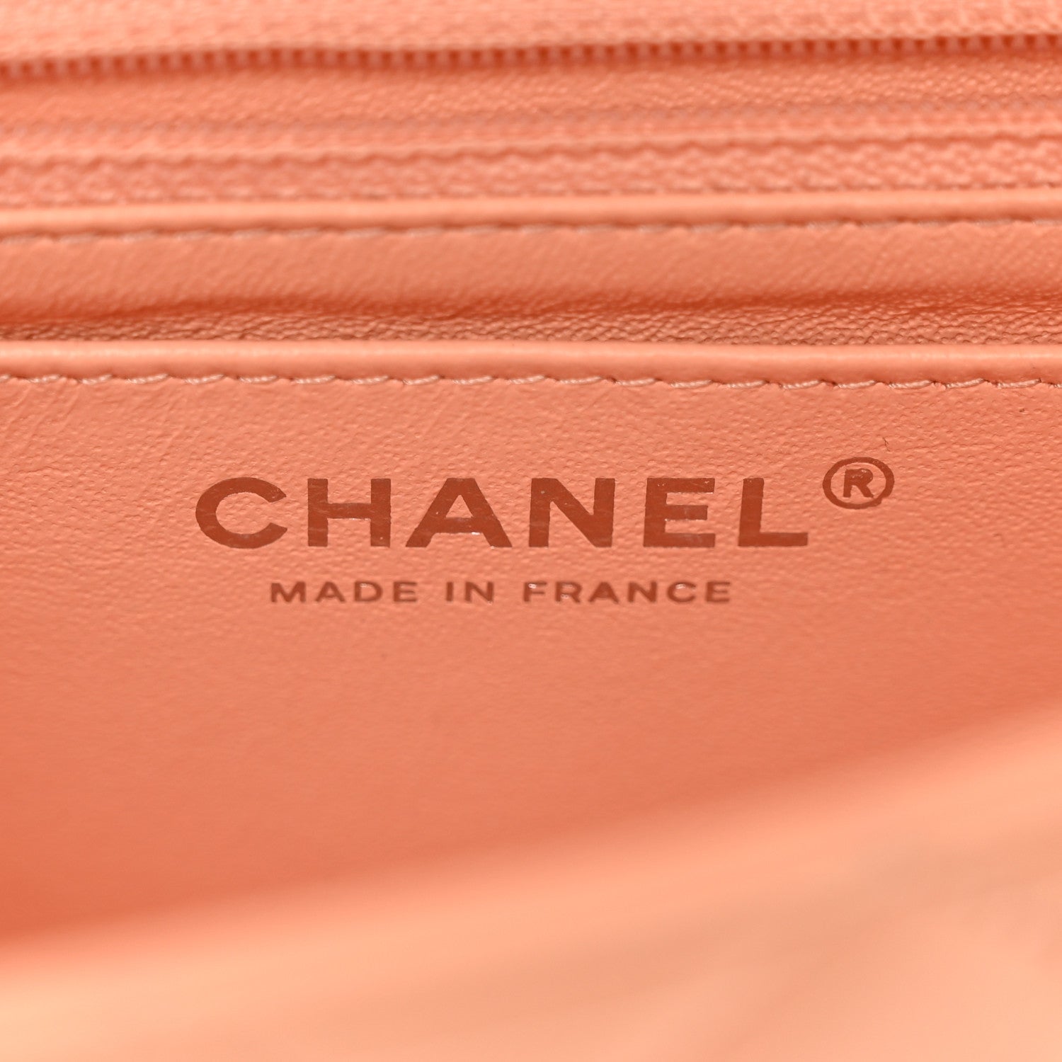 Chanel Lambskin Quilted Mini Rectangular Flap Light Pink 6 of 10