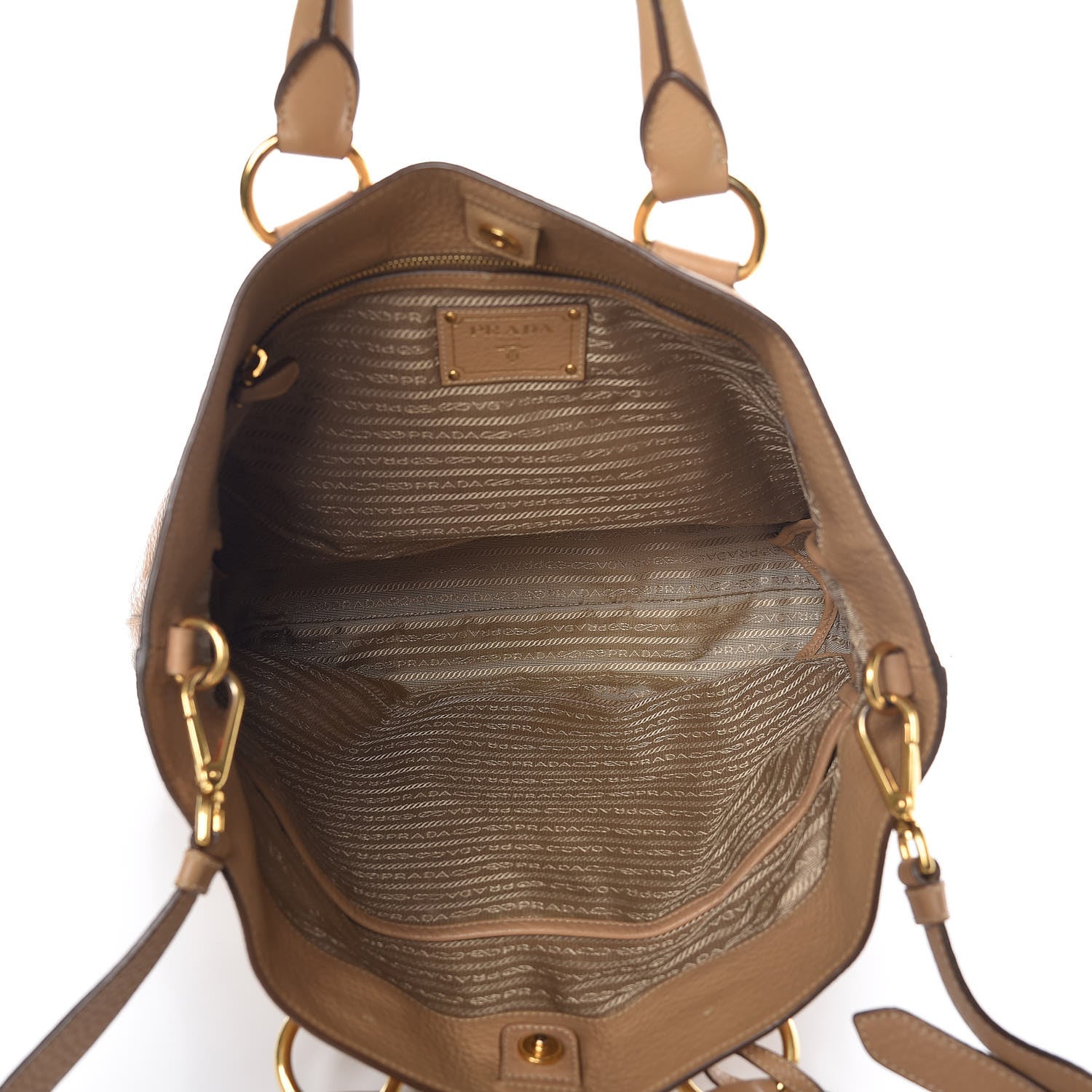 Prada Vitello Daino Tote Sughero 5 of 13