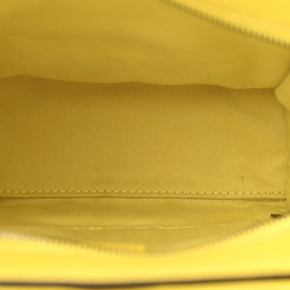 Celine Drummed Calfskin Nano Luggage Citron 5 of 15