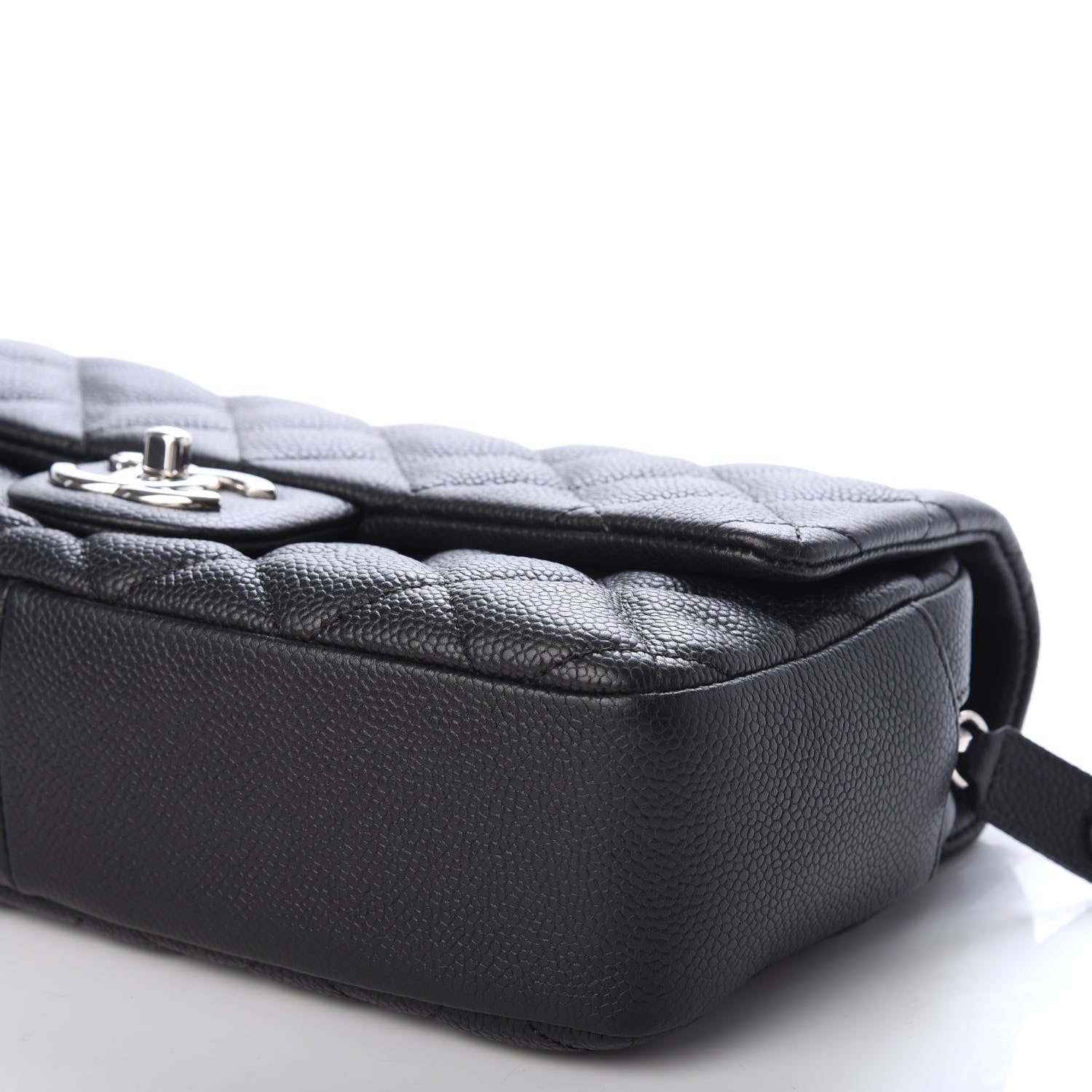 Chanel Caviar Quilted Medium Easy Flap Black 9 of 10