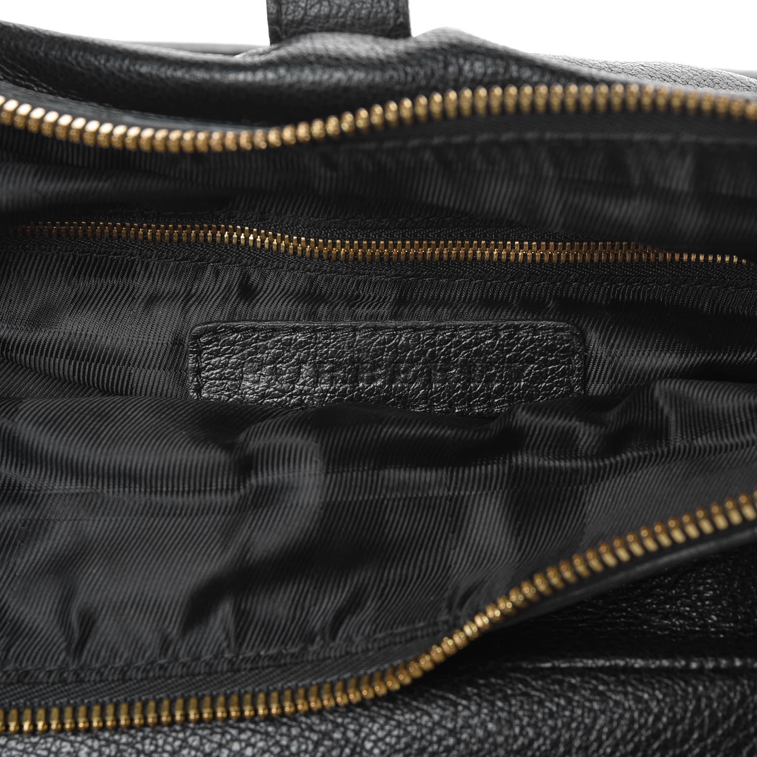 Burberry Grainy Calfskin Creighton Satchel Black 8 of 10