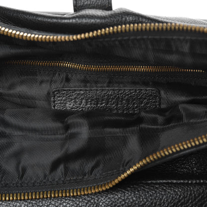 Burberry Grainy Calfskin Creighton Satchel Black 8 of 10